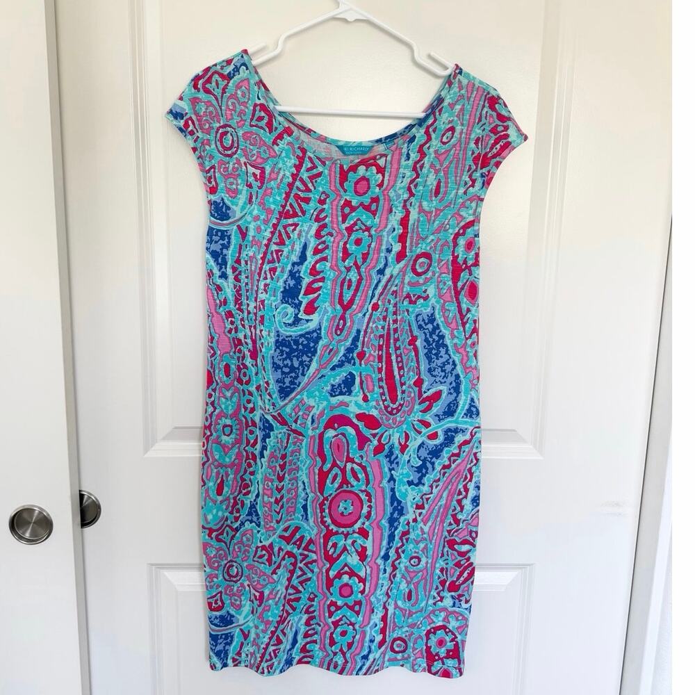 Tori Richard Rock Casbah Alyssa Vibrant Paisley Dress Small